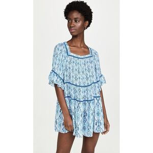 Playa Lucila Floral Mini Beach Dress